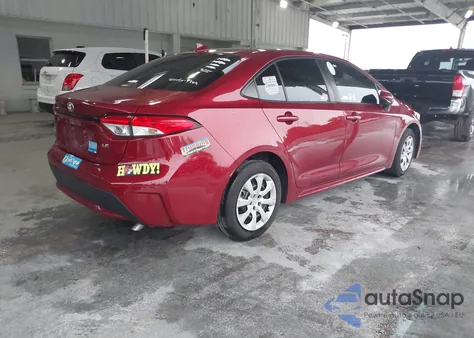 2022 Toyota Corolla Le z USA, uszkodzony, nr VIN JTDEPMAEXNJ197733